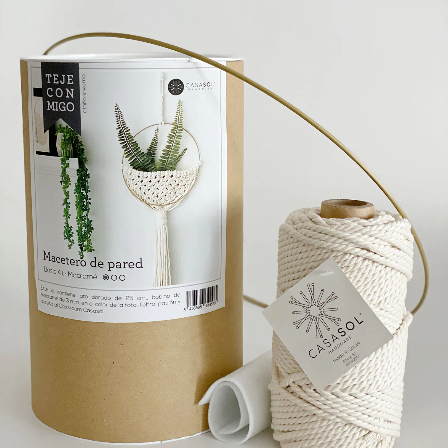 Kit Teje Conmigo Macetero de Pared - Imagen 4