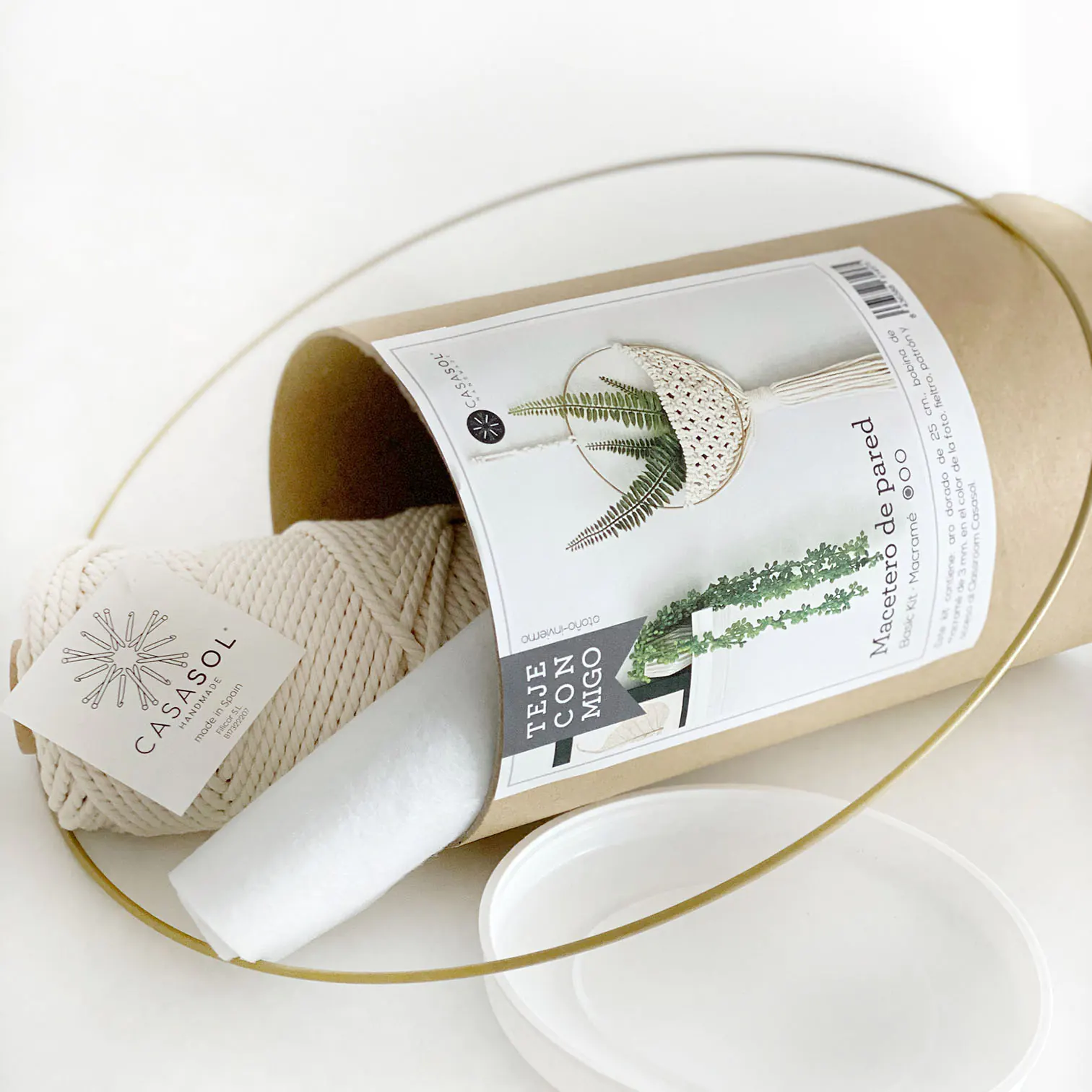 Kit Teje Conmigo Macetero de Pared - Imagen 3