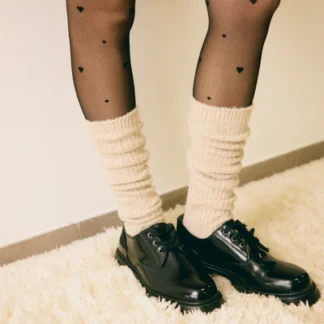 Calcetines extra largos canalé