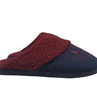 Zapatillas caballero azul marino y granate