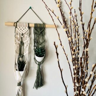 Kit Teje Conmigo Set Macetero doble