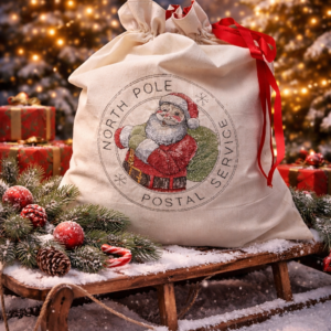 Saco Navideño Artesanal para Regalos