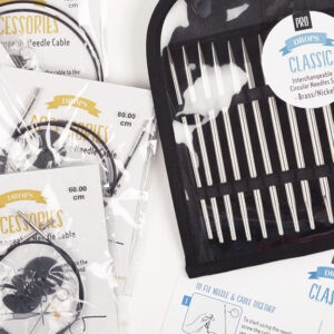 Juego de agujas circulares intercambiables DROPS Pro Classic