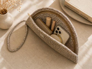 bolso abanico decorativo