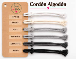 Cordón algodón 100% para cestería nórdica artesanal